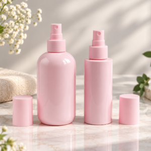 Pink Large-Capacity Fine Mist Perfume Bottle